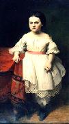Johann Koler Portrait of the Daughter of Nikolai Petrovitsch Semjonov USA oil painting artist